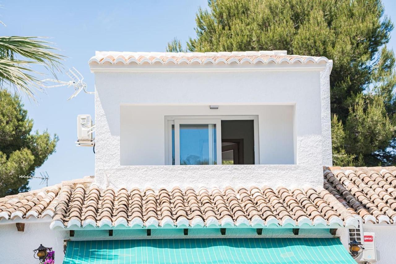 Casa Maria Top Floor Studio Apartment With Swimming Pool Jávea Zewnętrze zdjęcie