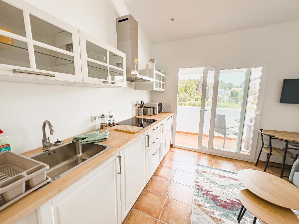 Casa Maria Top Floor Studio Apartment With Swimming Pool Jávea Zewnętrze zdjęcie