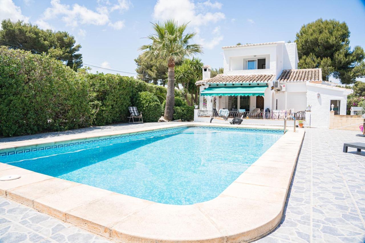 Casa Maria Top Floor Studio Apartment With Swimming Pool Jávea Zewnętrze zdjęcie