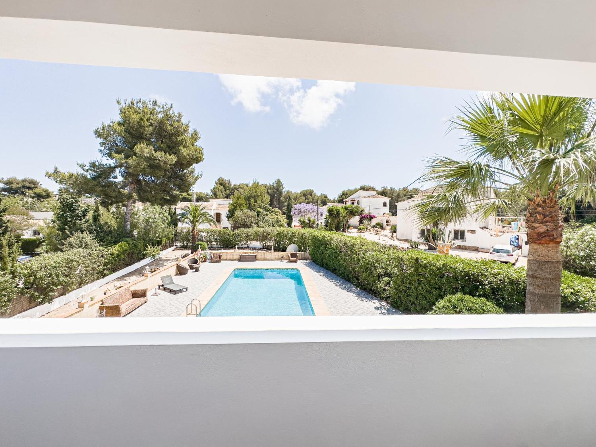 Casa Maria Top Floor Studio Apartment With Swimming Pool Jávea Zewnętrze zdjęcie