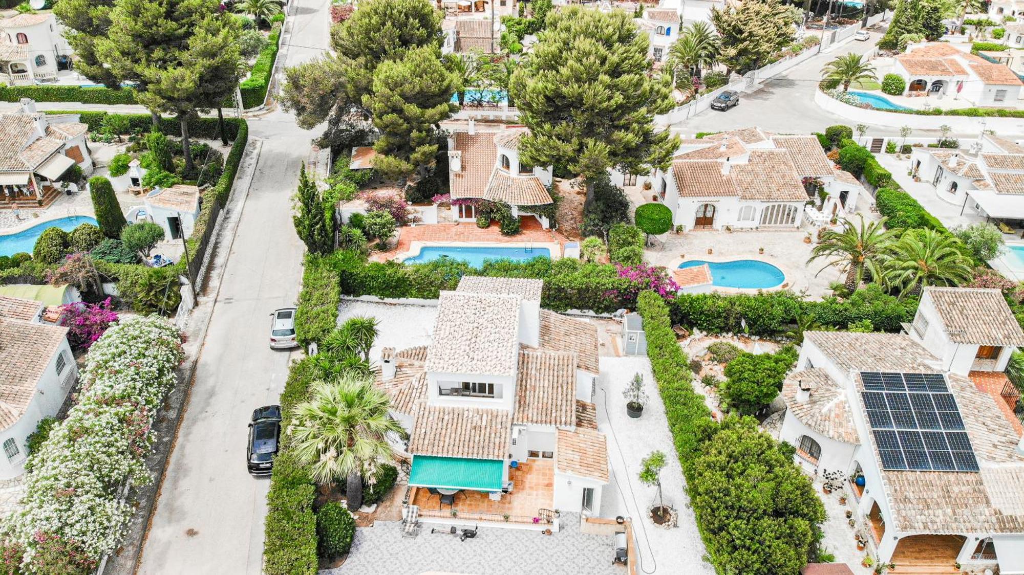 Casa Maria Top Floor Studio Apartment With Swimming Pool Jávea Zewnętrze zdjęcie
