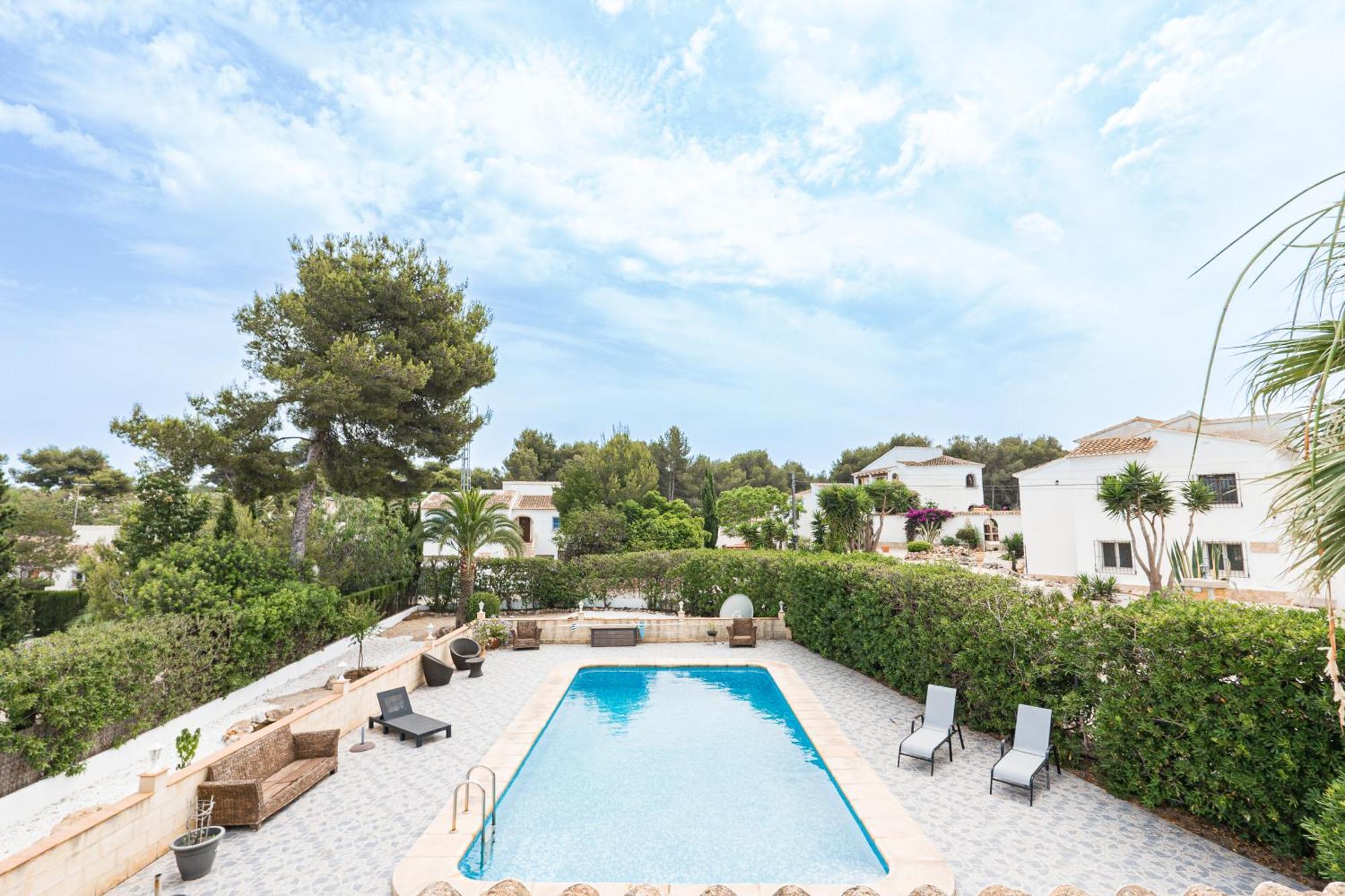 Casa Maria Top Floor Studio Apartment With Swimming Pool Jávea Zewnętrze zdjęcie