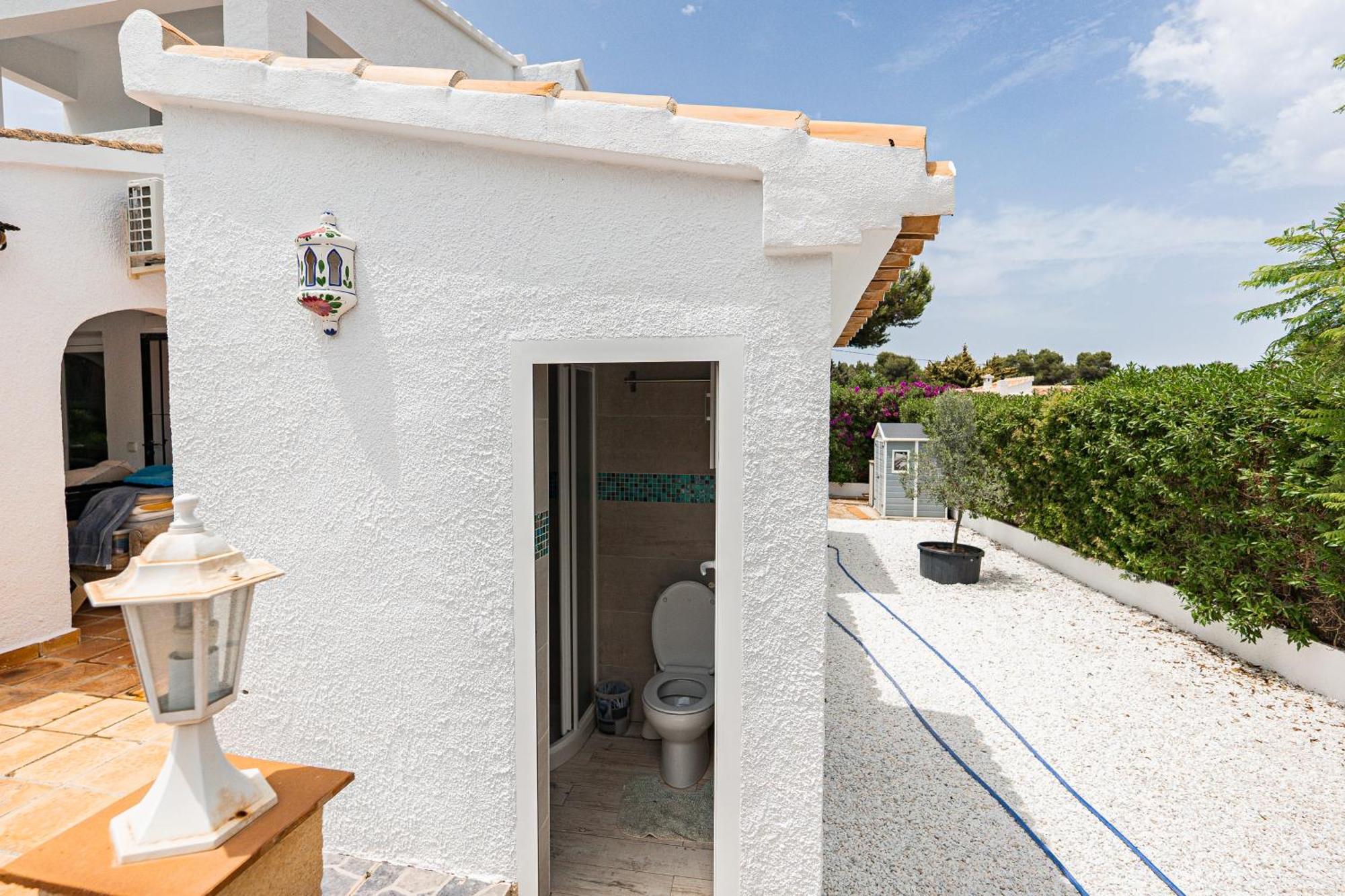 Casa Maria Top Floor Studio Apartment With Swimming Pool Jávea Zewnętrze zdjęcie